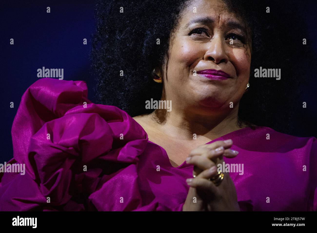 AMSTERDAM - Tania Kross ha vinto il Premio Johannes Vermeer 2023. Il mezzosoprano riceve il premio a causa della sua carriera di cantante internazionale e del modo in cui rende l'opera ampiamente accessibile e appella ad un pubblico diversificato. ANP RAMON VAN FLYMEN paesi bassi Out - belgio Out Foto Stock