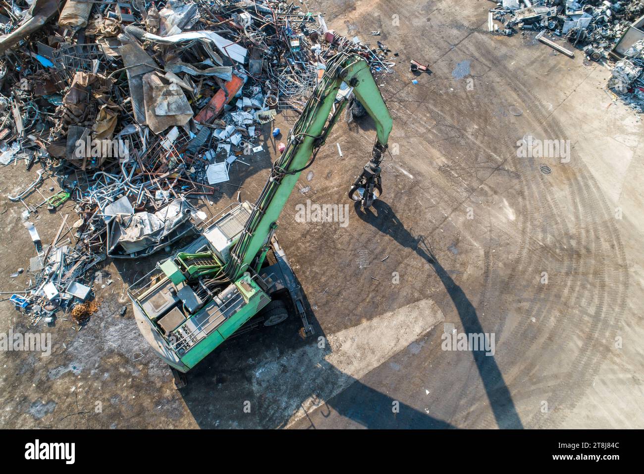 deposito di riciclaggio dei metalli Foto Stock