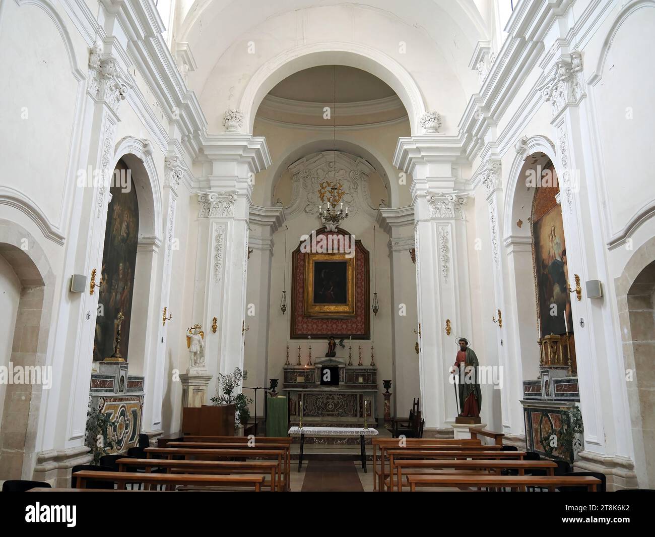 Chiesa San Paolo Apostolo Chiesa parrocchiale cattolica romana, Chiesa di San Paolo Apostolo, Ortigia, Siracusa, Siracusa, Sicilia, Sicilia, Italia, Europa Foto Stock