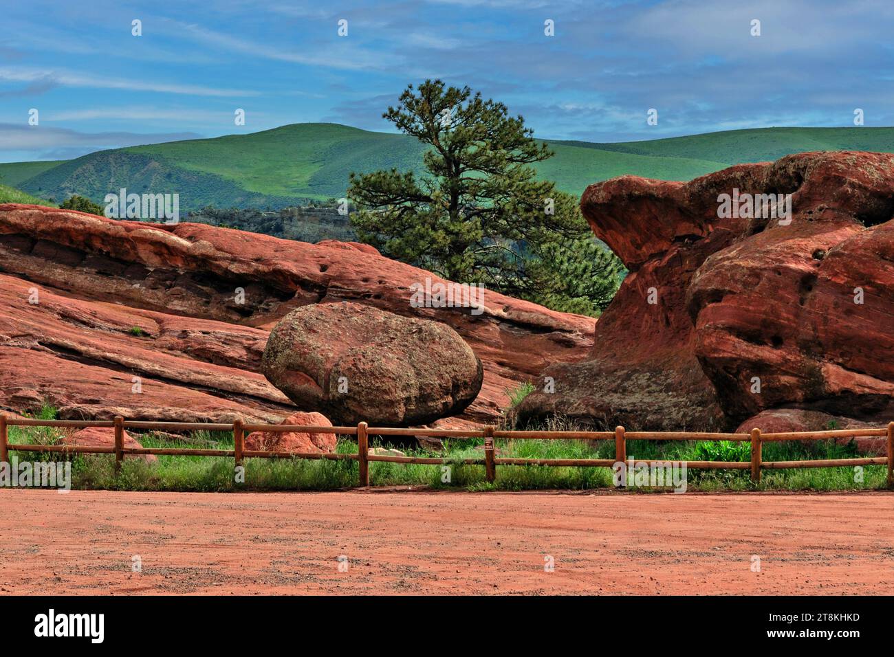 Bel paesaggio di rocce rosse Park, COLORADO, Stati Uniti d'America, America del Nord Foto Stock