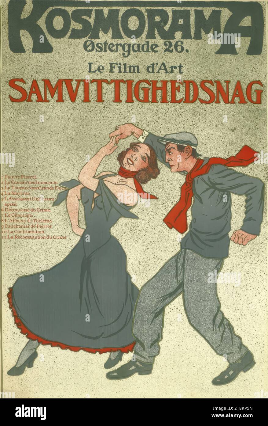 COSMORAMA; SAMVITTIGHEDSNAG, Anonimo, circa 1910, stampa, litografia a colori, foglio: 870 mm x 610 mm Foto Stock