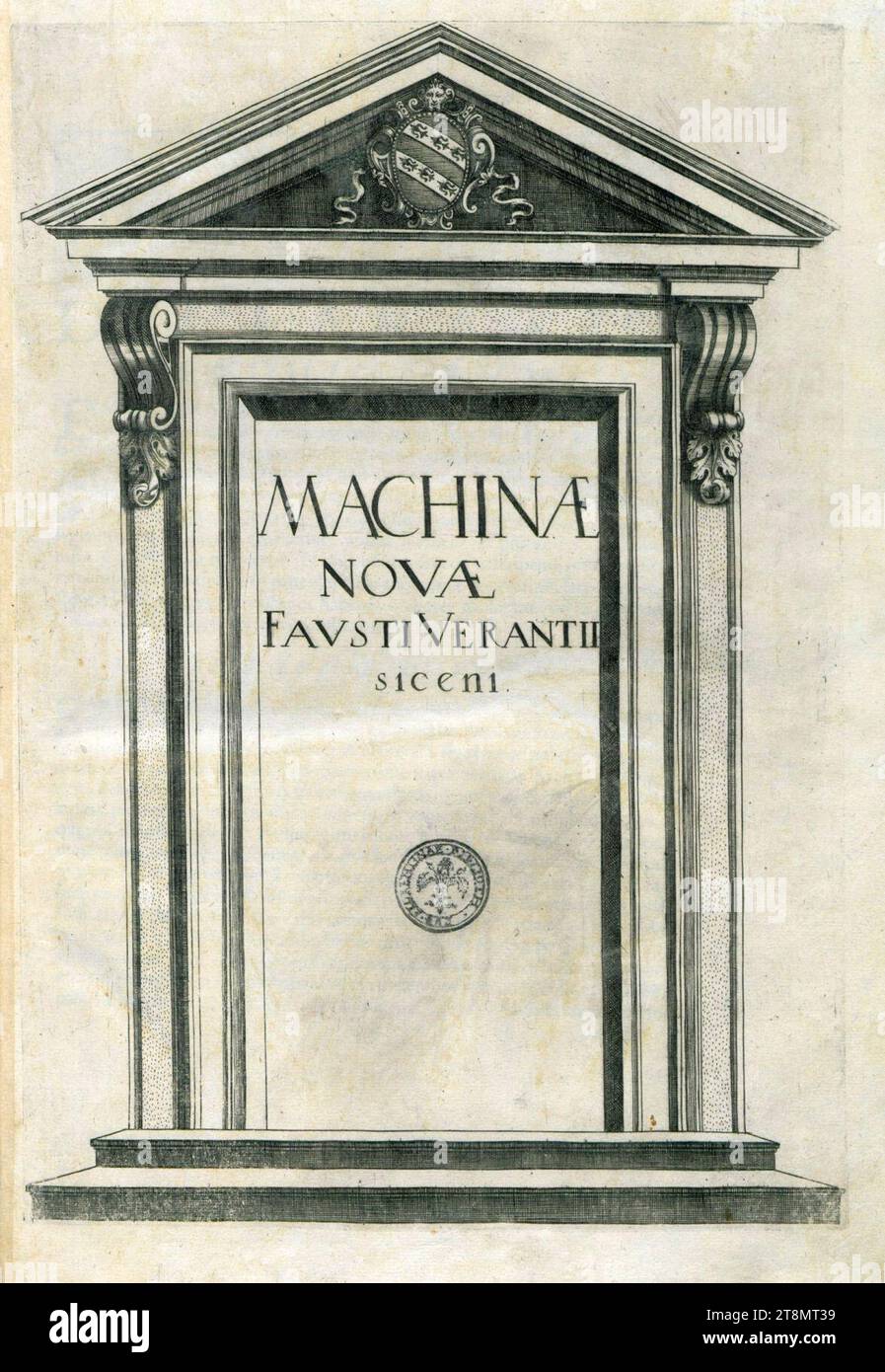 Veranzio, Fausto – Machinae novae, 1615 – BEIC 13246626. Foto Stock