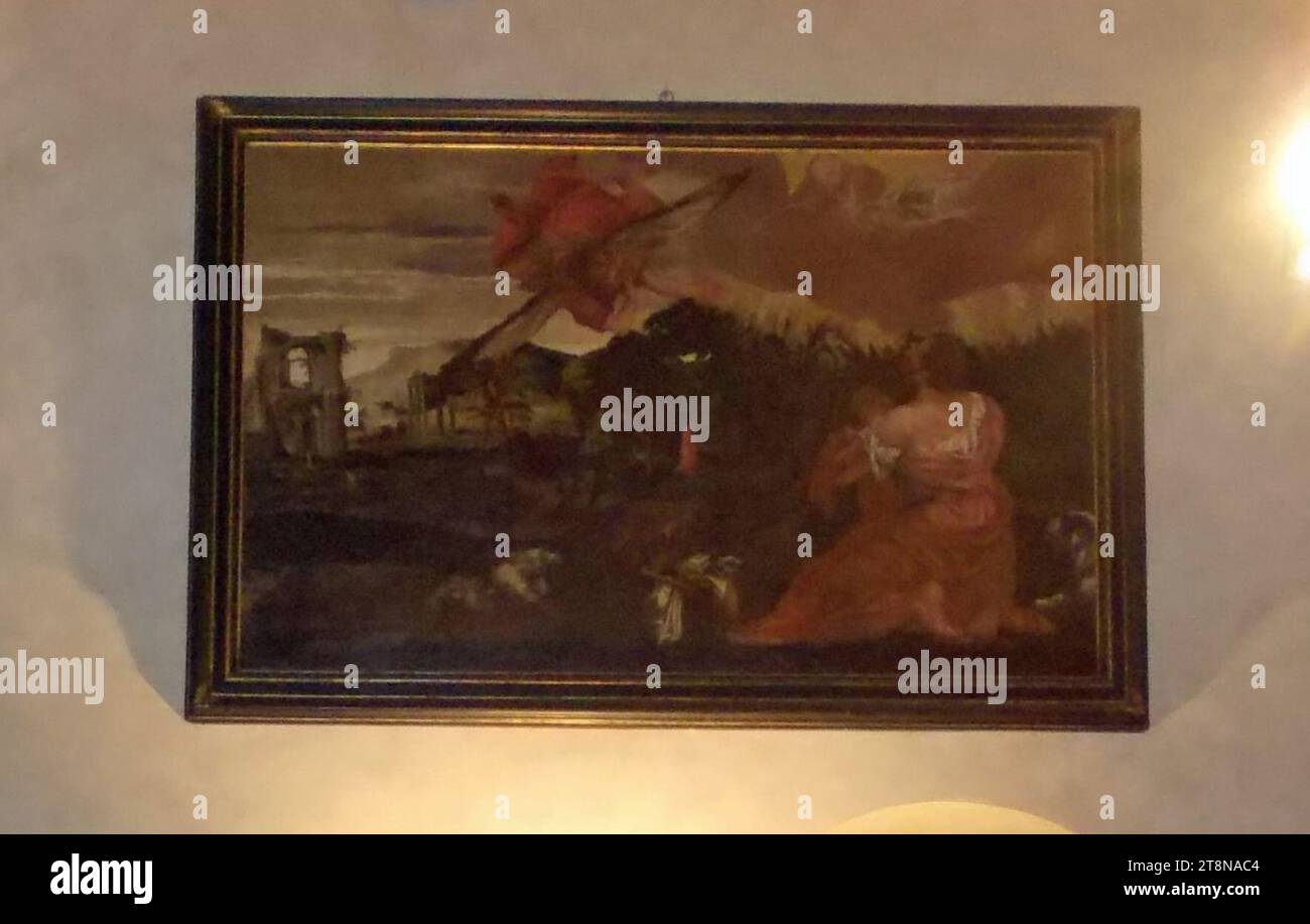 Veronese - attribuito - Mosè e il roveto ardente, 1414421, Foto Stock