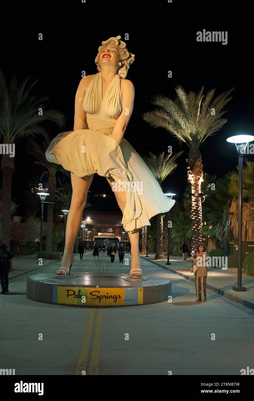 Statua di Marilyn a Palm Springs, California Foto Stock