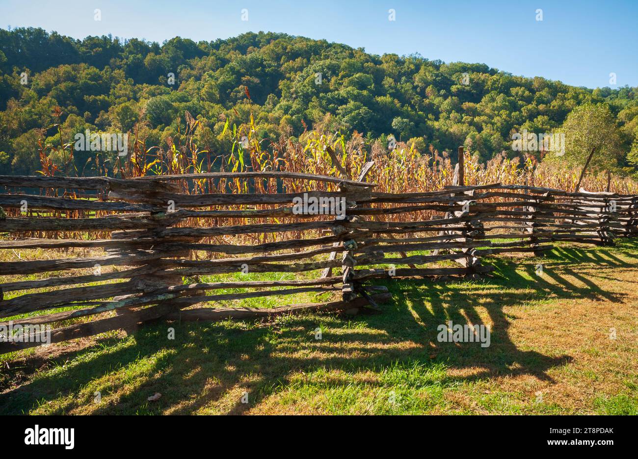 Mountain Farm Museum e Mingus Mill presso il Great Smoky Mountains National Park nel North Carolina Foto Stock