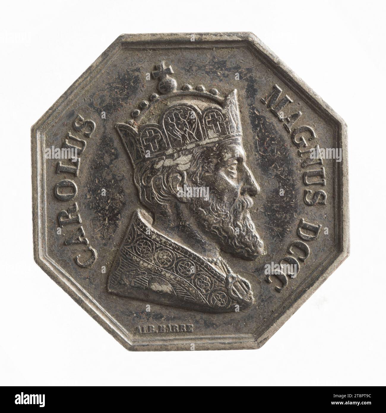 Capi istruzione della Senna, 1847, Barré, Albert-Désiré, incisore di medaglie, nel 1847, Numismatic, Token (numismatico), Silver, taglie - lavoro: diametro: 3,2 cm, peso (tipo dimensione): 14,74 g. Foto Stock