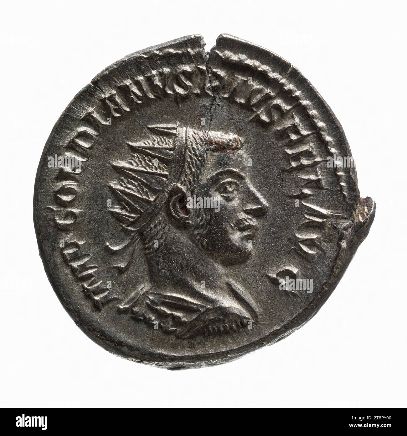 Antoniniano di Gordiano III, 242-244, Anonimo, Array, Numismatics, monetazione, Antiochia, taglie - pezzo: diametro: 2,2 cm, peso (tipo dimensione): 5,38 g. Foto Stock