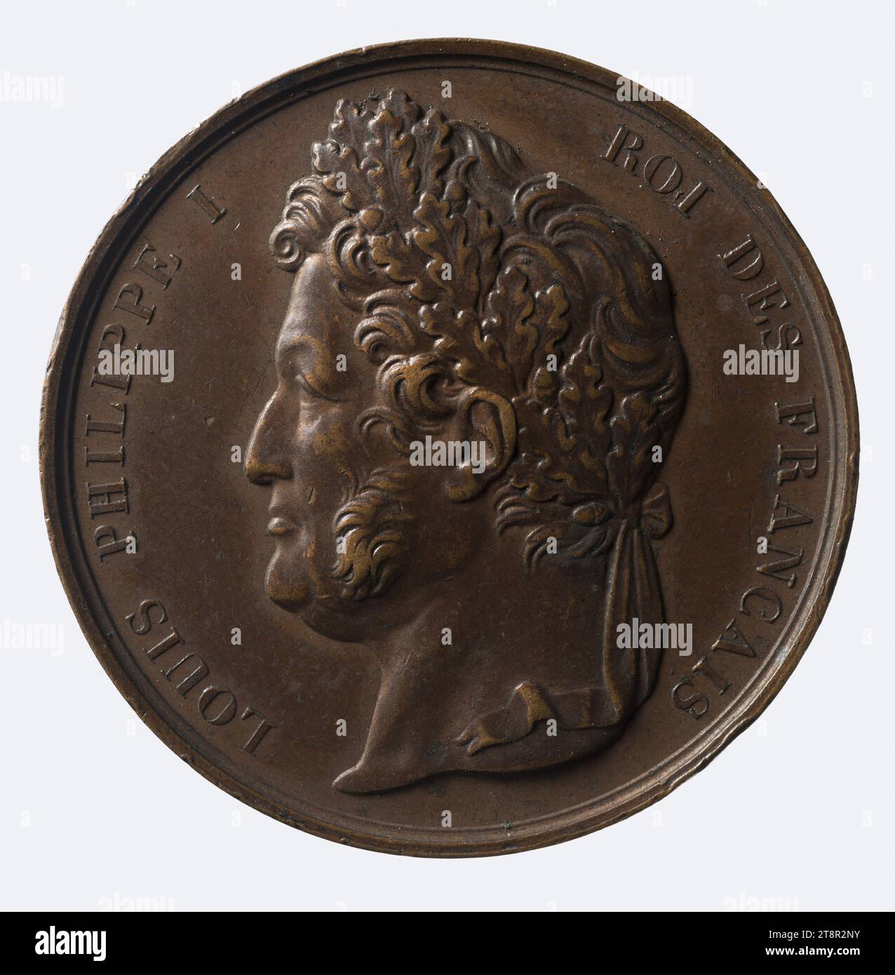 Premio d'onore dell'istituzione Jubé, 1845, nel 1845, Numismatic, Token (numismatico), rame, inciso = inciso, dimensioni - pezzo: diametro: 3,8 cm, peso (tipo dimensione): 19,77 g. Foto Stock