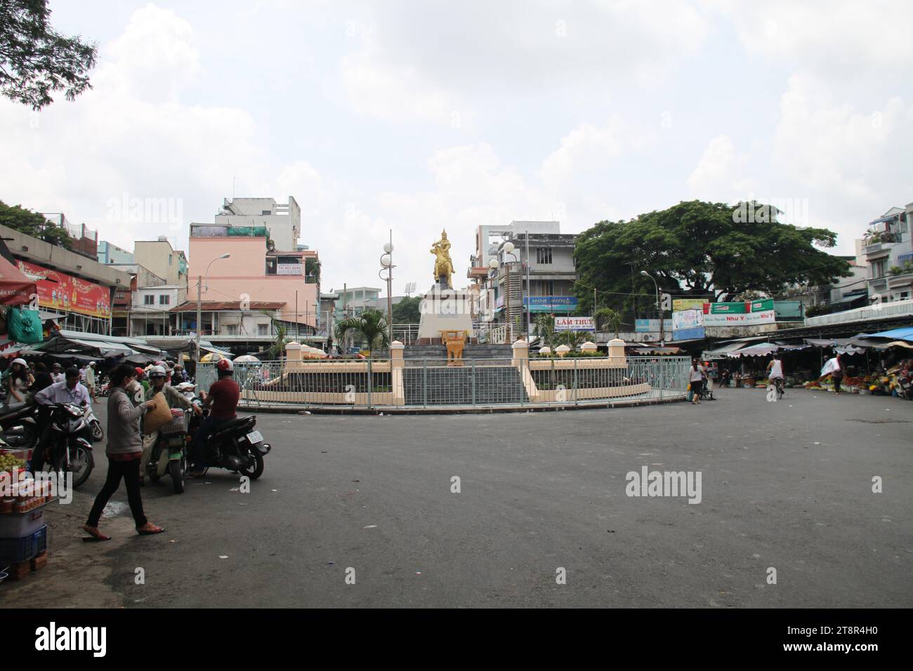 Mercato di Saigon: Mercato di Nguyen Tri Phuong, Cholon, ho chi Minh City/Saigon, Vietnam Foto Stock