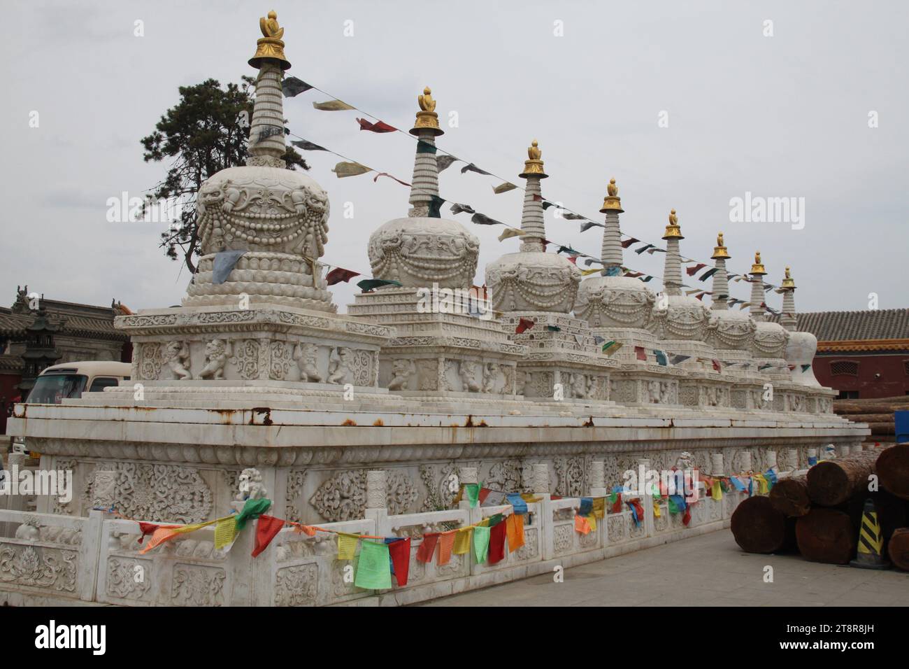 Tempio di da Zhao, Hohhot, regione autonoma della Mongolia interna, Cina Foto Stock