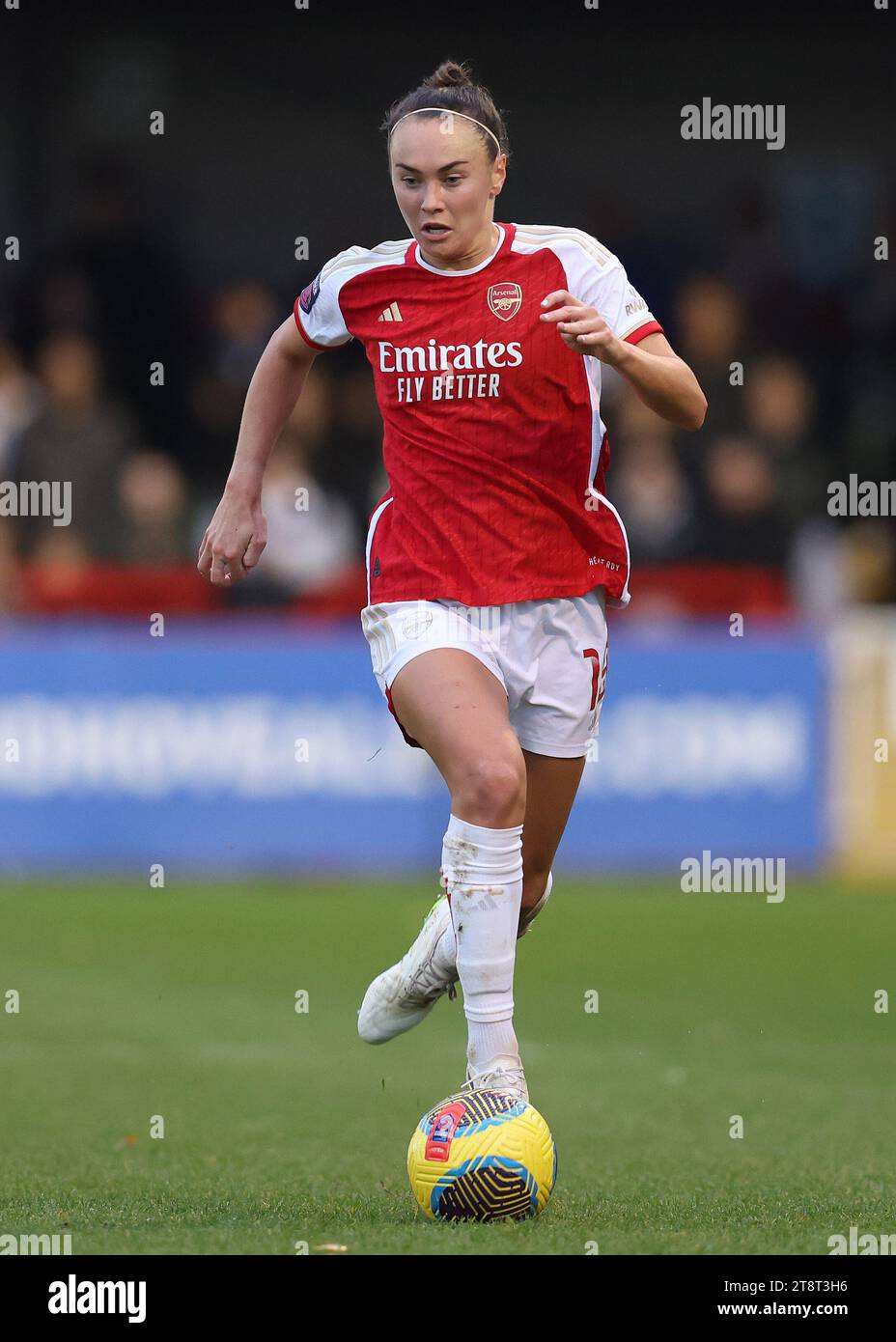 Crawley, Regno Unito. 19 novembre 2023. Caitlin Foord of Arsenal durante la fa Women's Super League match al Broadfield Stadium di Crawley. Il credito fotografico dovrebbe leggere: Paul Terry/Sportimage Credit: Sportimage Ltd/Alamy Live News Foto Stock