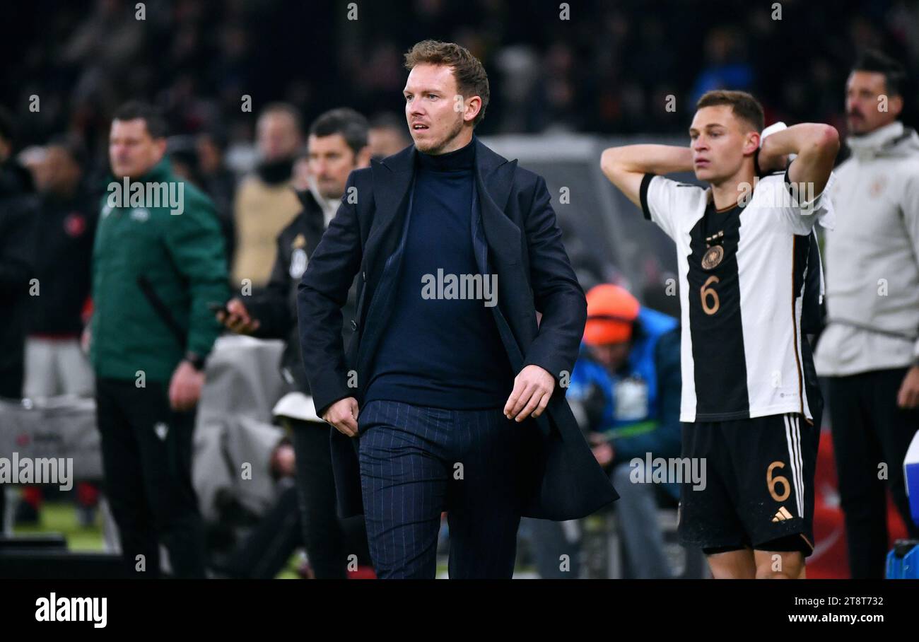 Partita internazionale di calcio, Olympiastadion Berlino: Germania - Turchia; allenatore nazionale Julian Nagelsmann (GER) Foto Stock