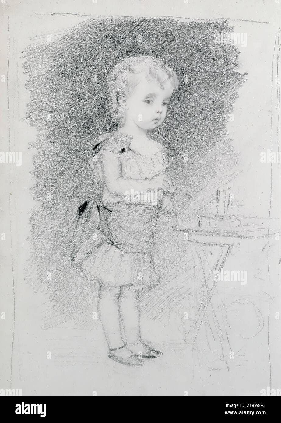 Albert Edelfelt, 21.7,1854, Kiiala Manor, comune di Porvoo, 18.8,1905, Haikko, comune di Porvoo, Sketchbook, 21 x 27,5 cm Foto Stock