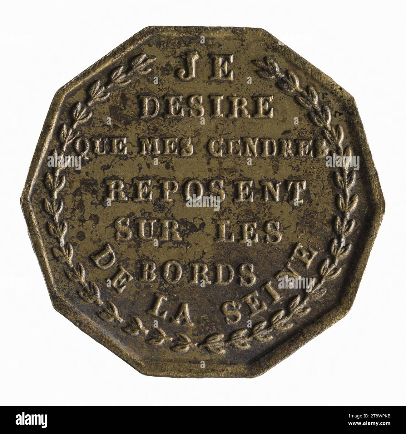 Ritorno delle ceneri dell'imperatore di Napoleone i, 15 dicembre 1840, anonimo, incisore in medaglie, array, Numismatics, Medal, Paris, dimensioni - Opera: diametro: 2,3 cm, peso (tipo dimensione): 2,82 g. Foto Stock