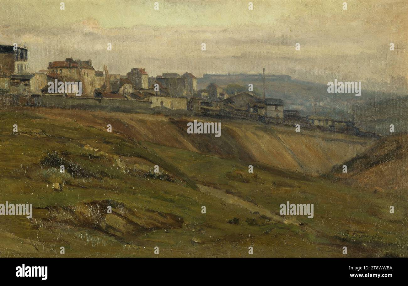 Rue du Moulin-des-Prés, Bonneton, Germain Eugène, Painter, Array, pittura, dimensioni - lavoro: altezza: 38 cm, larghezza: 61,5 cm Foto Stock