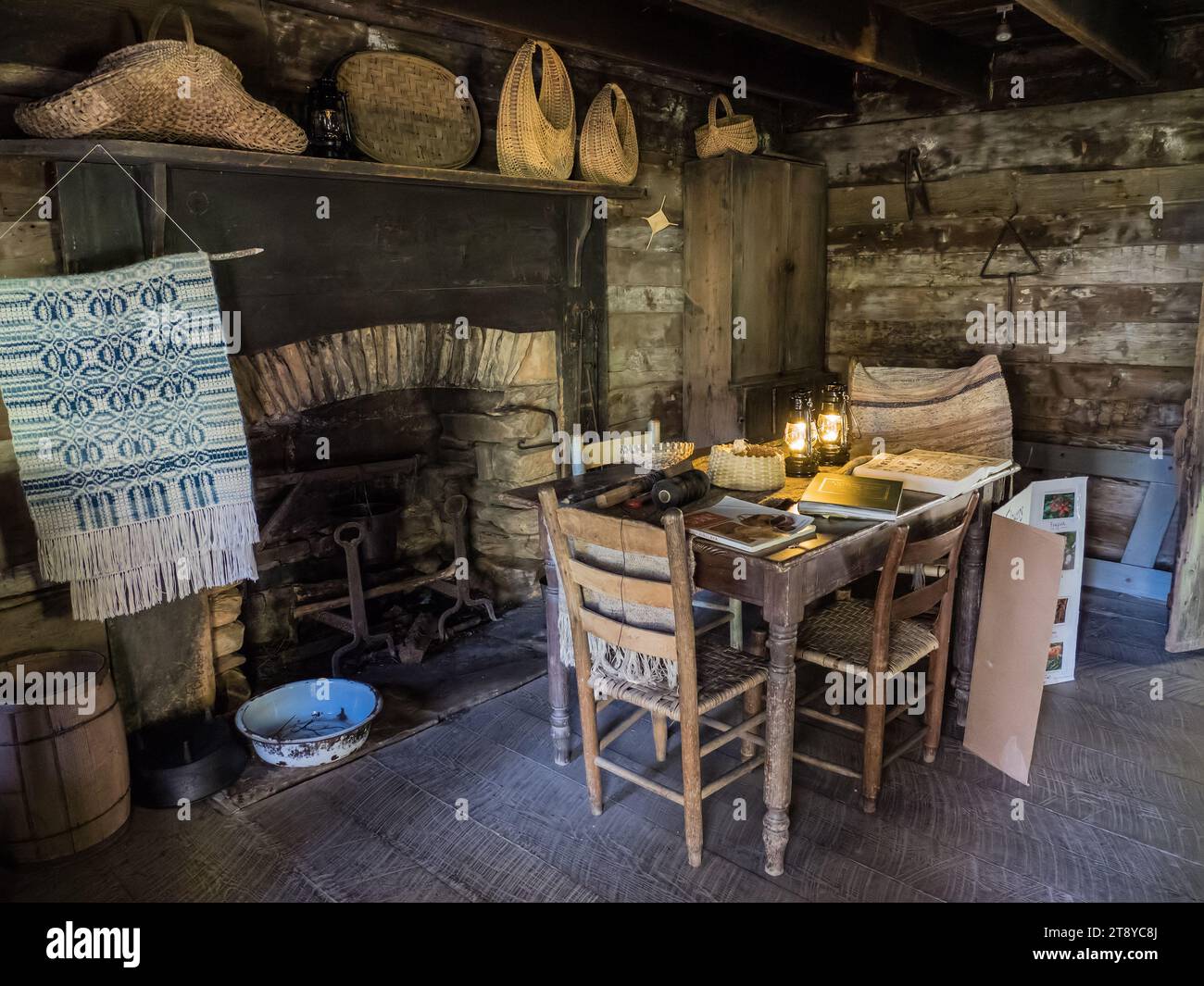 Mabry Mill, Blue Ridge Parkway, Virginia, Stati Uniti d'America Foto Stock