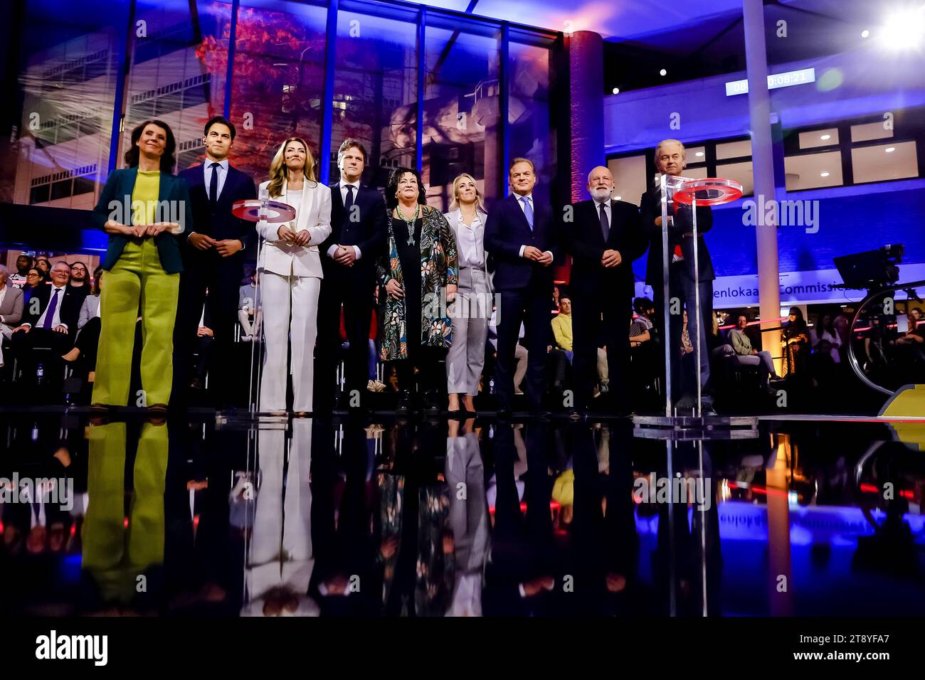 L'AIA - Esther Ouwehand (PvdD), Rob Jetten (D66), Dilan Yesilgoz (VVD
