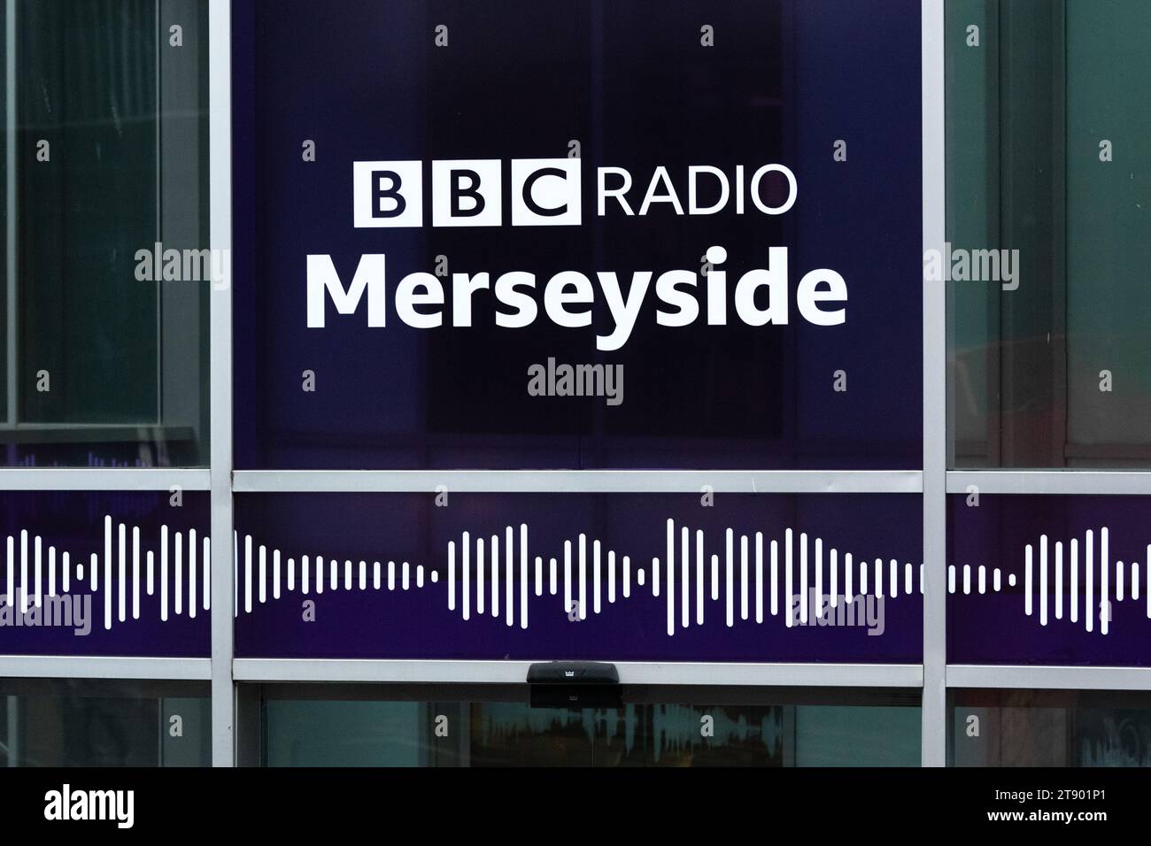 BBC radio Merseyside - Liverpool, Inghilterra, Regno Unito Foto Stock