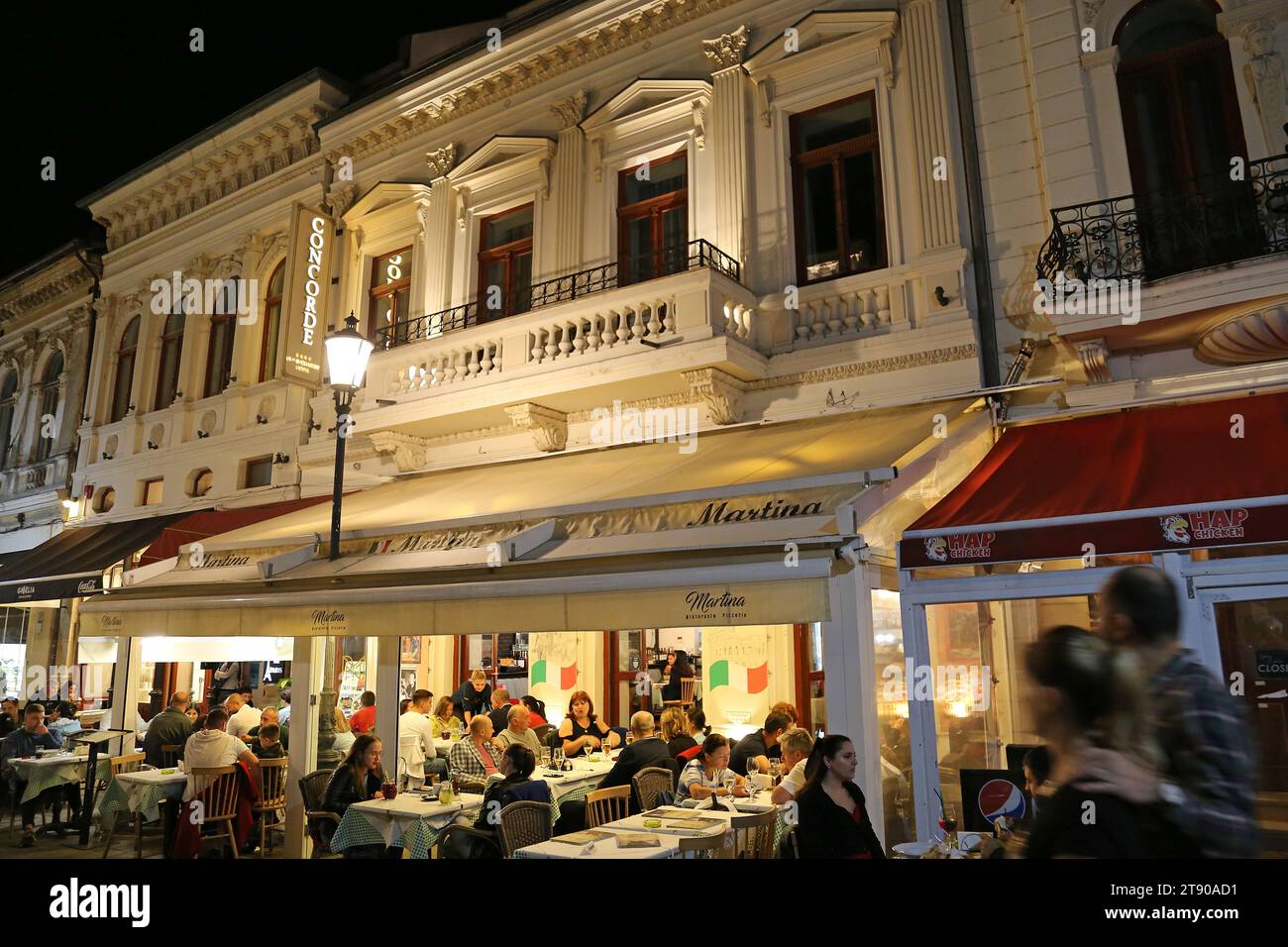 Concorde Old Bucharest Hotel (lato strada Franceză), Centro storico, Bucarest, comune di Bucarest, Romania, Europa Foto Stock