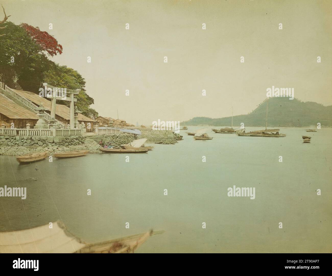 Album fotografico, Images of Japan, XIX-XX secolo, 9 x 13 x 1 1/2" (22,9 x 33 x 3,8 cm), stampe Gelatin argento, tinte a mano, album, Giappone, xix-xx secolo Foto Stock Album fotografico, Images of Japan, XIX-XX secolo, 9 x 13 x 1 1/2" (22,9 x 33 x 3,8 cm), stampe Gelatin argento, tinte a mano, album, Giappone, xix-xx secolo Foto Stock