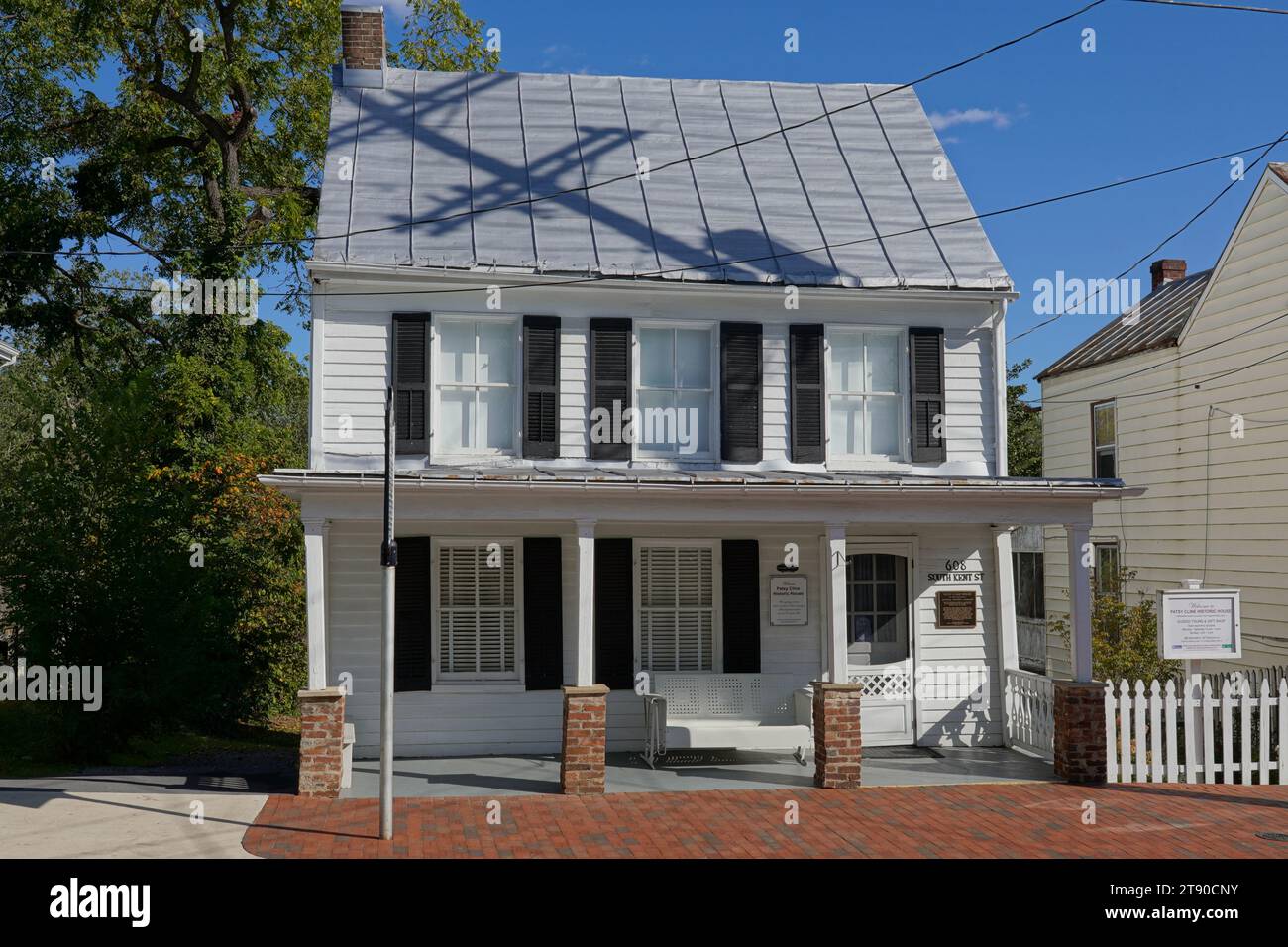 Winchester, Virginia, USA - 7 ottobre 2023: Storica House of Country Singer Patsy Cline Foto Stock