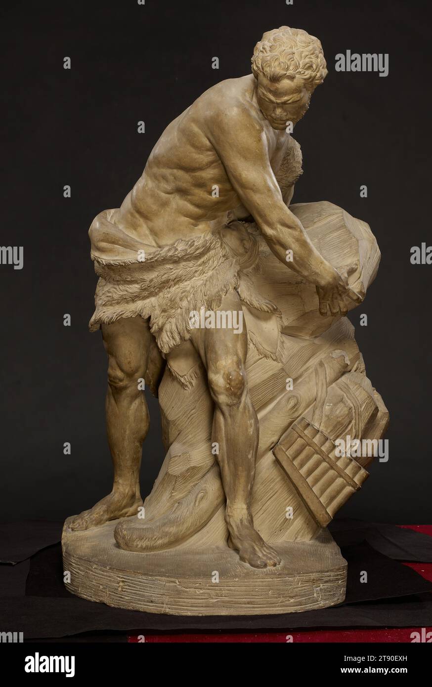 Polyphemus, c. 1700, francese, 1620 - 1694, 32 poll. (81,28 cm), Terracotta, Francia, XVII-XVIII secolo Foto Stock