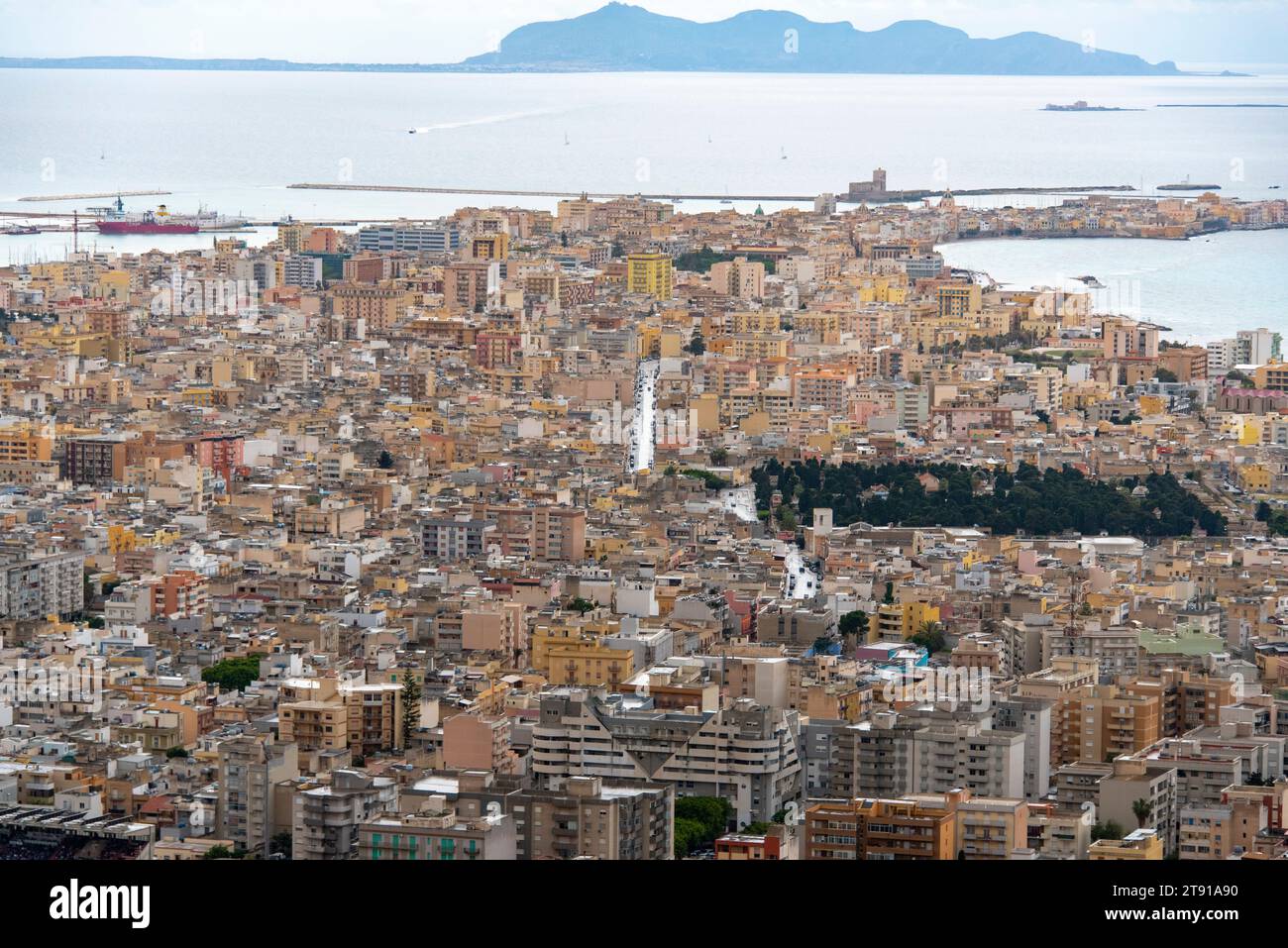 Città di Trapani - Sicilia - Italia Foto Stock