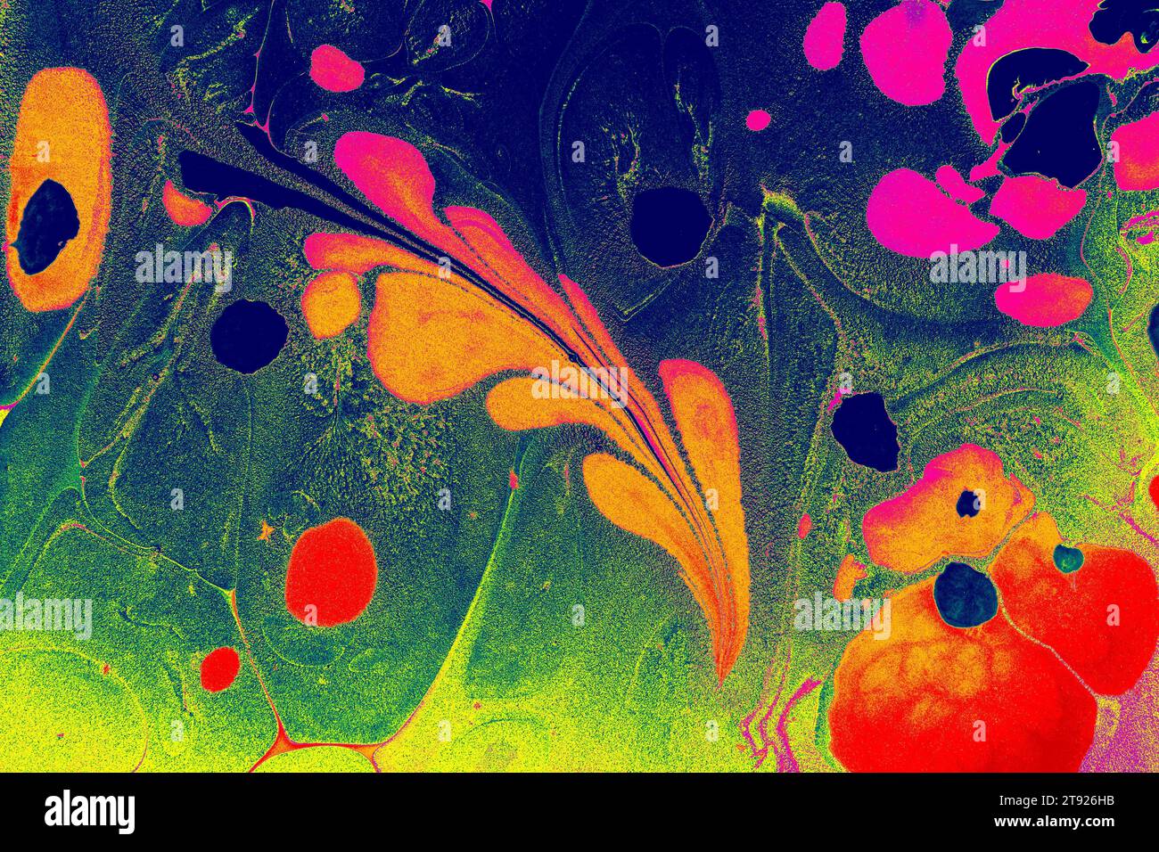 Intenso mix di colori vivaci. Design astratto di modelli di sfondo moderni Foto Stock