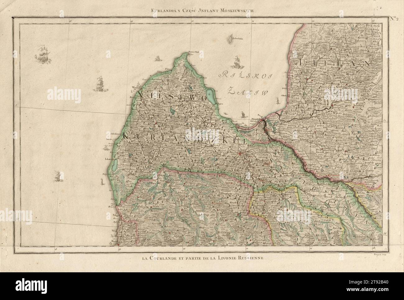 Poland's Courland and Livonia mappa, mappa di Poland, Old MAP of Poland, Poland Stampa, Poland Plan, Poland Download, Poland poster, mappa retro Polonia Foto Stock