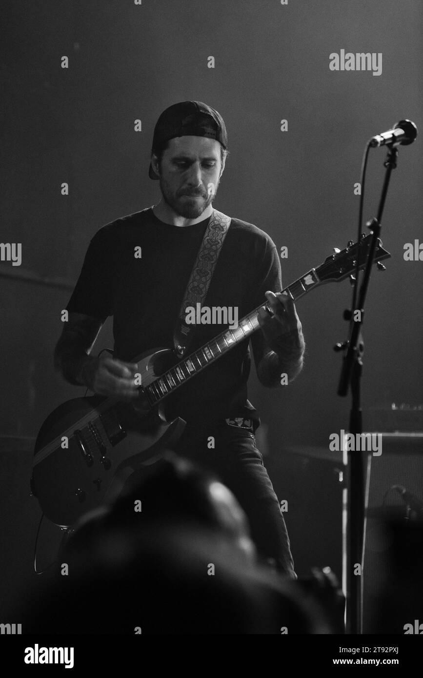 Band britannica, Booze and Glory, che si esibisce dal vivo al SO36 di Berlino, Germania, co-headliner con i Rumjacks. Foto Stock