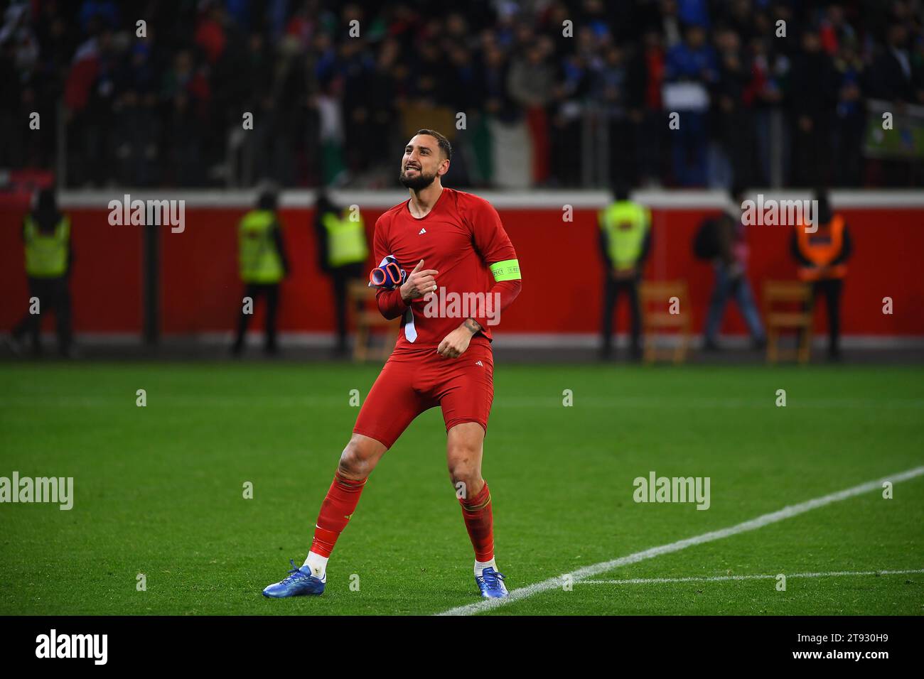 LEVERKUSEN, GERMANIA 20 novembre 2023 Gianluigi Donnarumma, UEFA