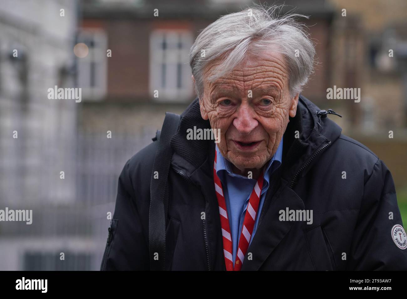 Londra, Regno Unito. 22 novembre 2023. Alfred Dubs, barone Dubs. A Westminster. Crediti: amer ghazzal/Alamy Live News Foto Stock