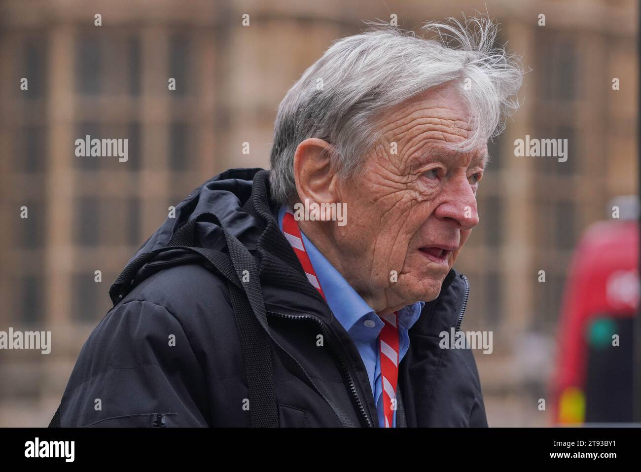 Londra, Regno Unito. 22 novembre 2023. Alfred Dubs, barone Dubs, membro della camera dei lord di Westminster. Crediti: amer ghazzal/Alamy Live News Foto Stock