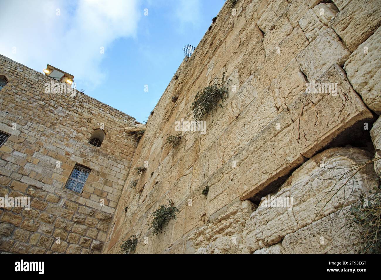 Il muro Occidentale, il muro del pianto. Gerusalemme. Israele Foto Stock