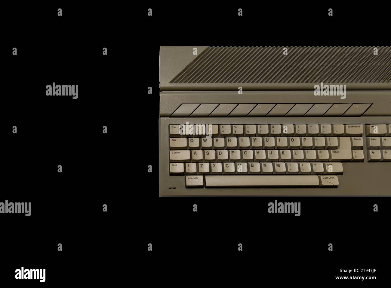 Vecchi PC a 16 bit, computer primitivi degli anni '1980 e '1990 Foto Stock