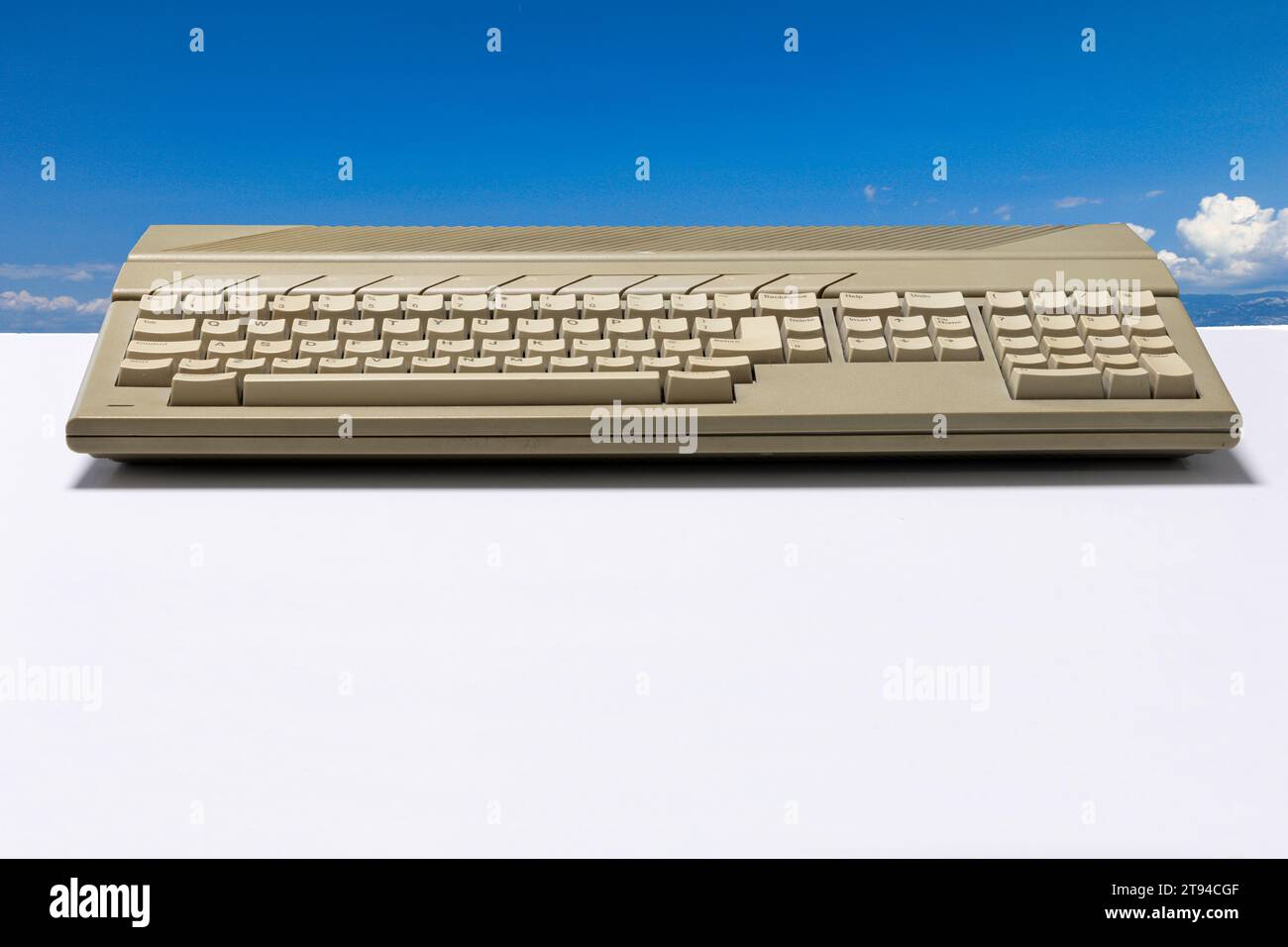 Computer degli anni '80 e '90, console di gioco a 16 bit Foto Stock