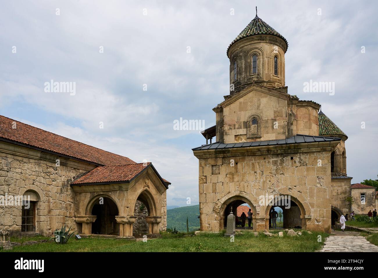 Kloster gelati, St.-Nikolaus-Kirche, nahe Kutaissi, Motsameta, Imeretien, Georgien Foto Stock