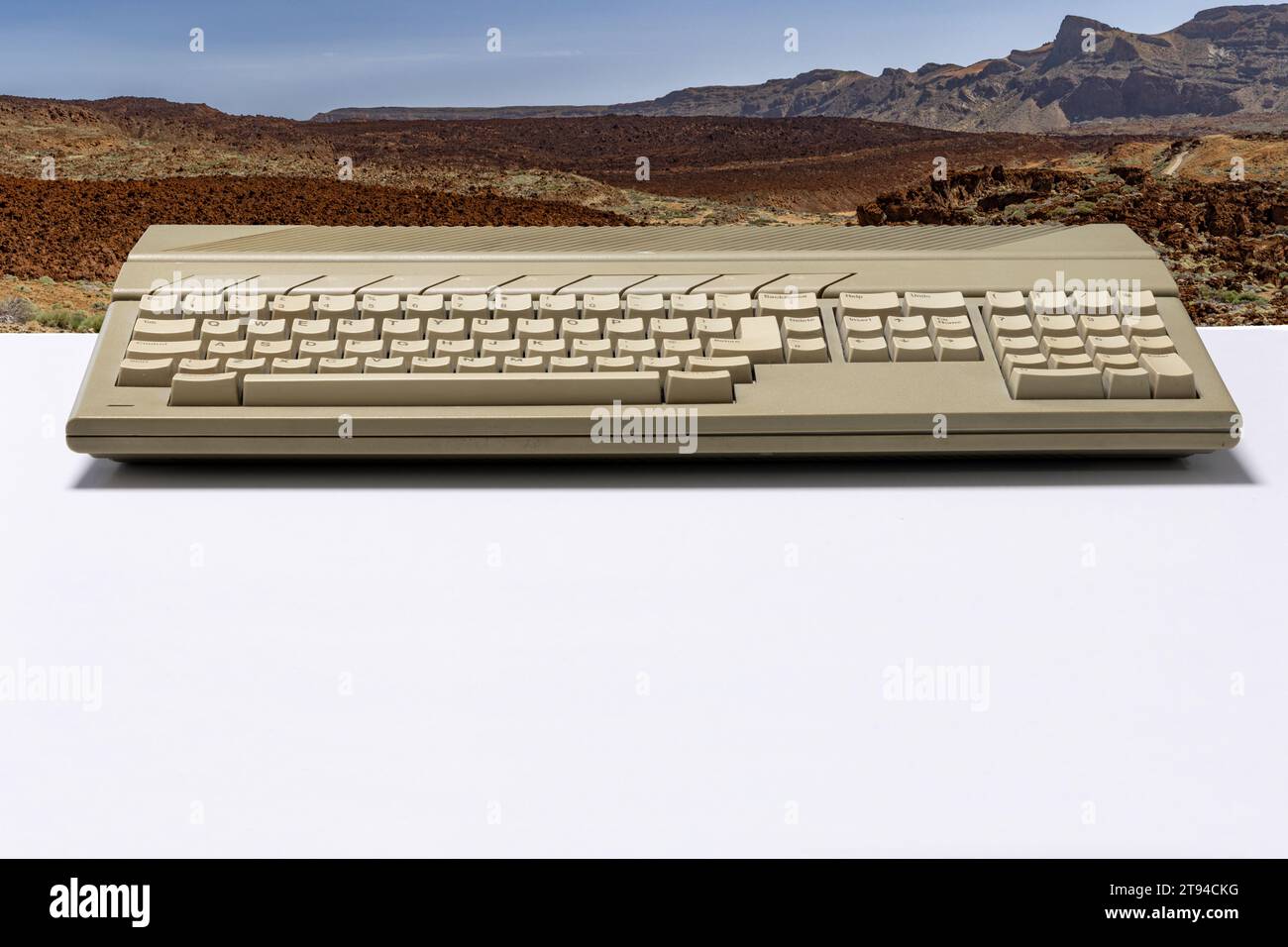 Computer degli anni '80 e '90, console di gioco a 16 bit Foto Stock