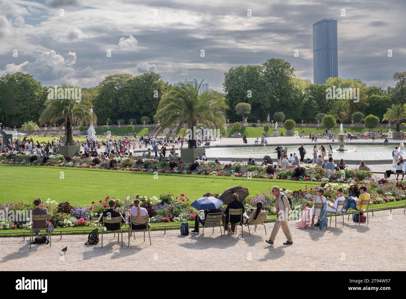 Jardin du Luxembourg Foto Stock