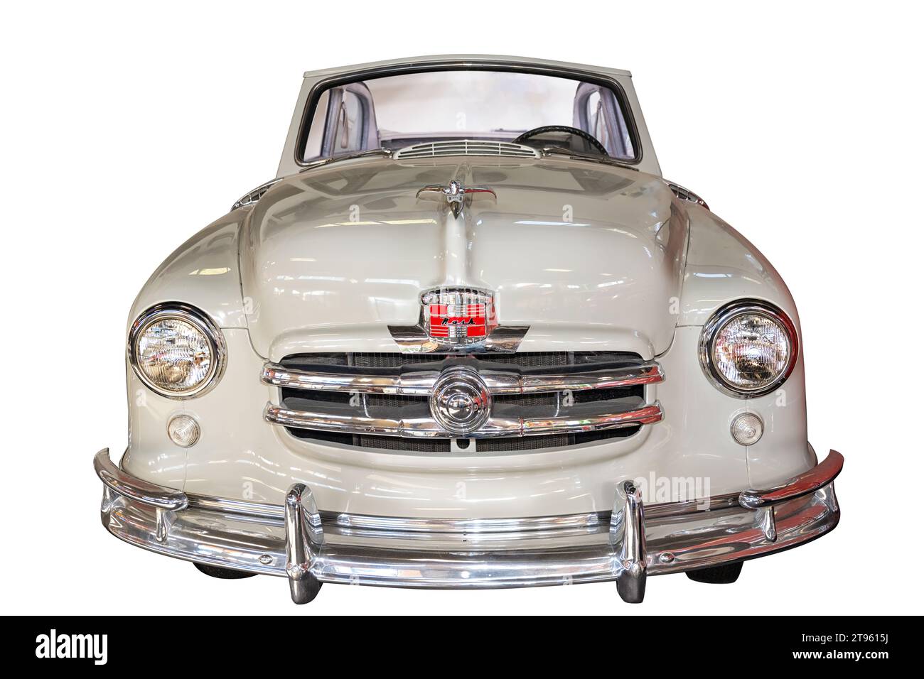 Escondido, CA - 10-30-2023: Rambler Custom Landau convertibile, 1950 auto Foto Stock