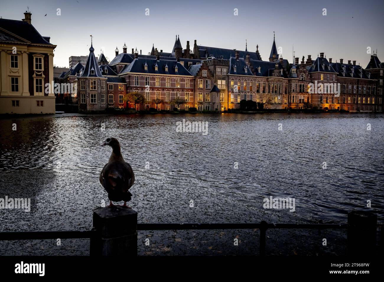 L'AIA - la Torre di Binnenhof, un giorno dopo le elezioni della camera dei rappresentanti. ANP ROBIN UTRECHT paesi bassi fuori - belgio fuori Foto Stock