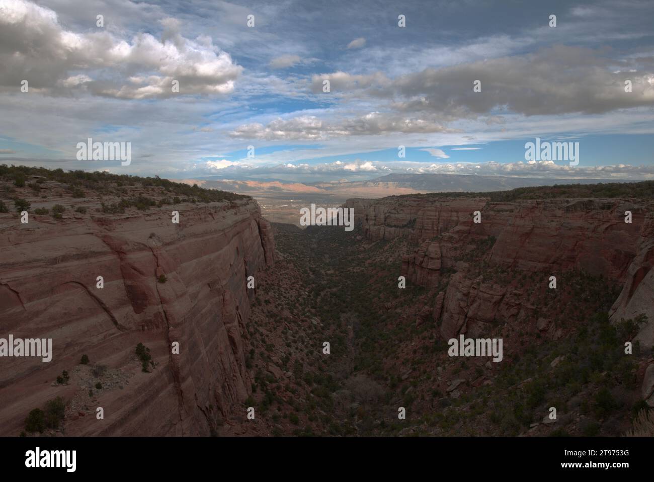 Vista dal Colorado National Monument Foto Stock