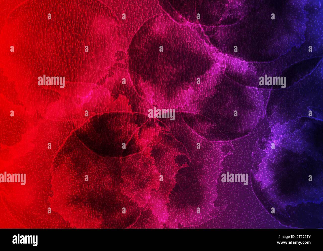 Rosso viola abstract acquerello blot grunge sfondo. Progettazione vettoriale Illustrazione Vettoriale