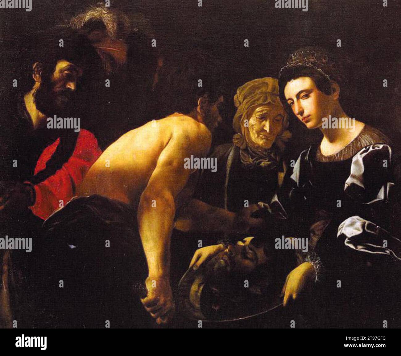 Salome 1615-20, di Giovanni Battista Caracciolo Foto Stock