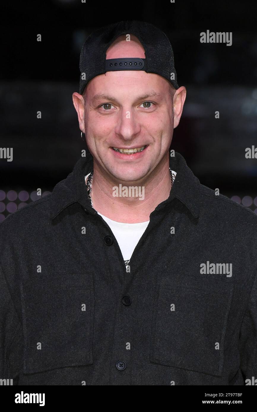 Milano, Italia. 23 novembre 2023. Milano, programma televisivo Photocall 'The Voice Kids' - Rai 1 - Clementino credito: Agenzia fotografica indipendente/Alamy Live News Foto Stock