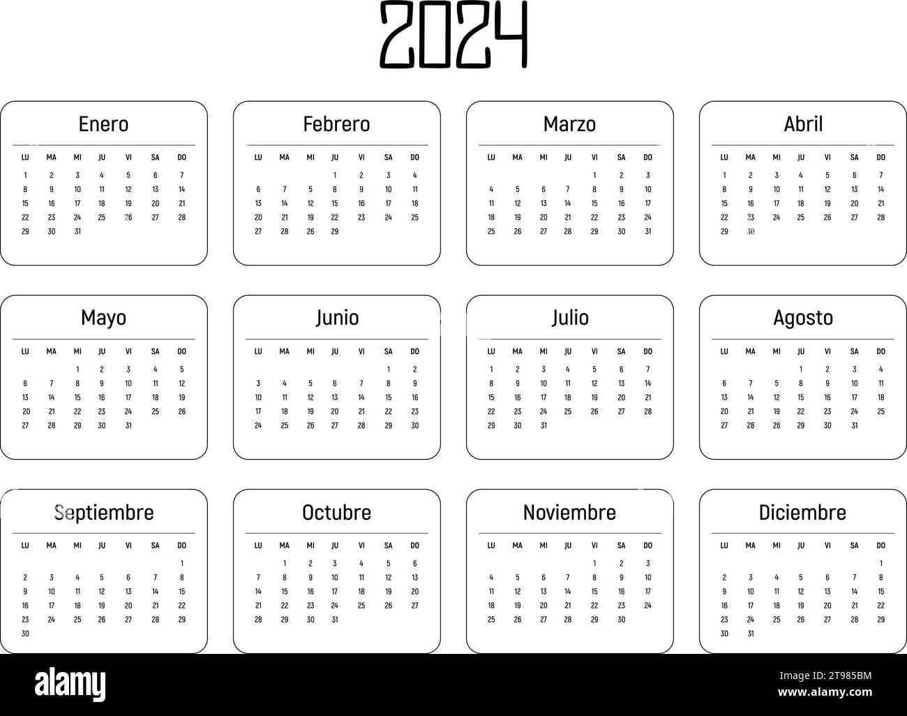 Calendario dei poster Foto e Immagini Stock in Bianco e Nero - Pagina 2 -  Alamy