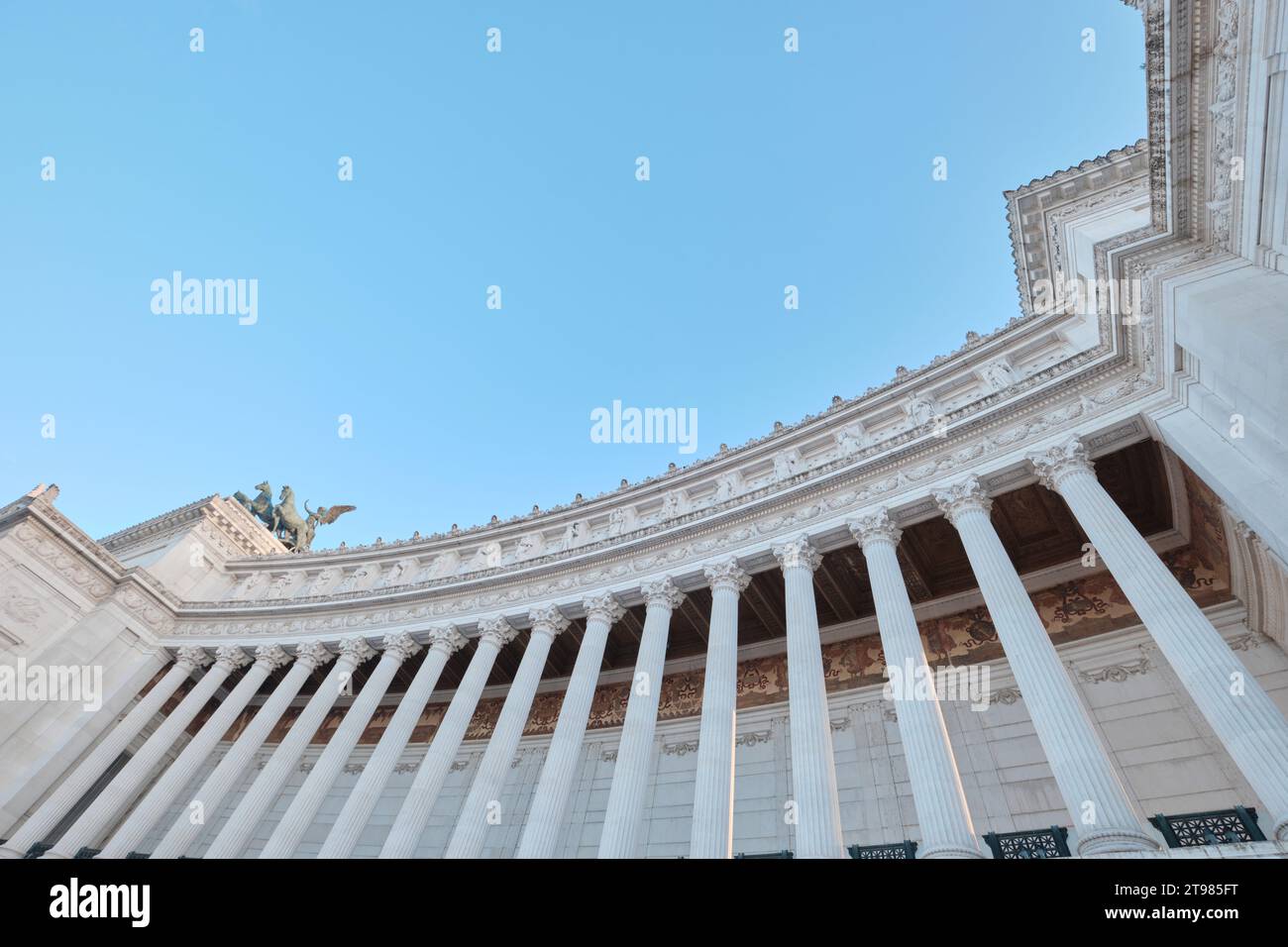 Roma, Italia - ottobre 29 2023: Altare della Patria (altare della Patria, noto come monumento nazionale a Vittorio Emanuele II o II Vittoriano) Foto Stock