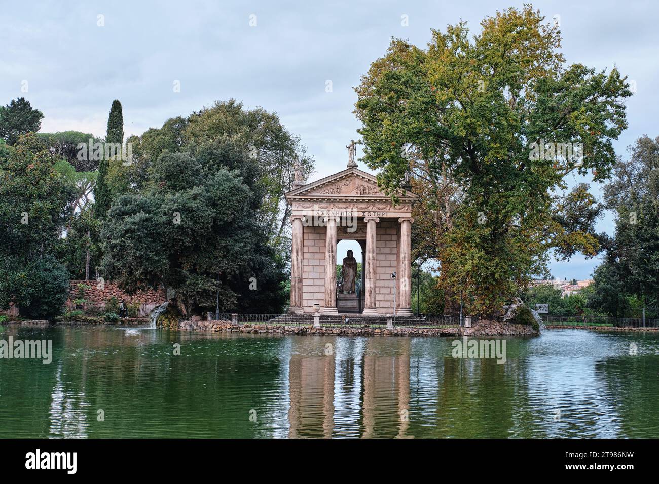 Roma, Italia - 4 novembre 2023: Tempio di fortuna Virilis o tempio di Portuno Foto Stock
