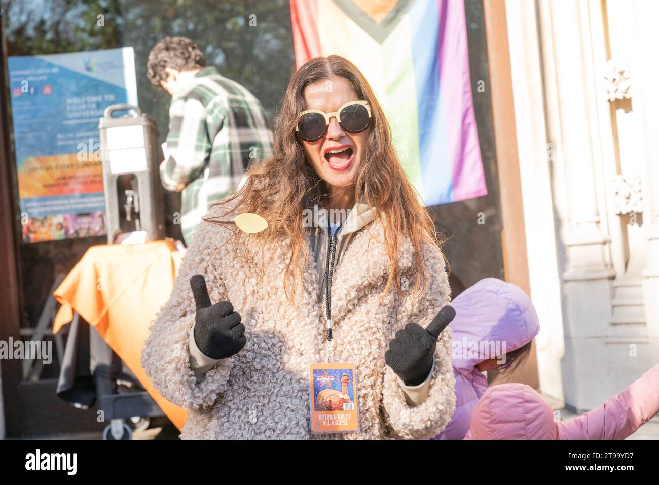 Jill Hennessy partecipa alla 97a parata annuale del giorno del Ringraziamento di Macy's 2023 a Midtown Manhattan di New York il 23 novembre 2023 Foto Stock