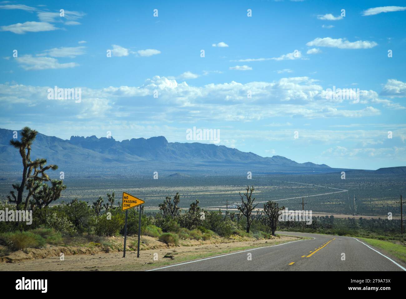 Splendida vista sulle strade dell'Arizona, USA Foto Stock